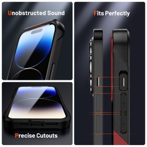 Luxe Iphone14 series Hoes Draadloos Opladen - Image 4