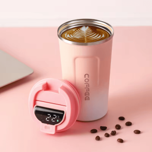 Koffiemok/Bekers Met Temperatuur Display Deksel (510 ML) - Image 4