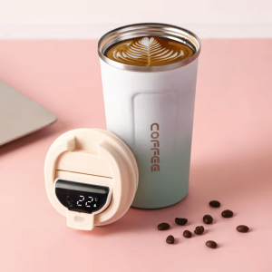 Koffiemok/Bekers Met Temperatuur Display Deksel - Image 4