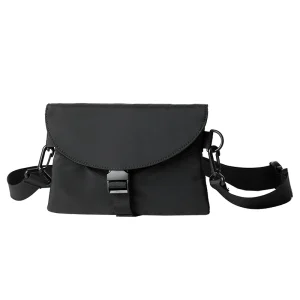 Waterdichte zwarte crossbodytas heren Oxford