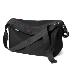 Klassieke Crossbody Sportas Zwart Oxford
