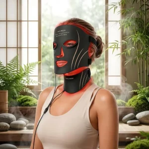 LED Masker 7-Kleuren Silicone Gezicht & Hals